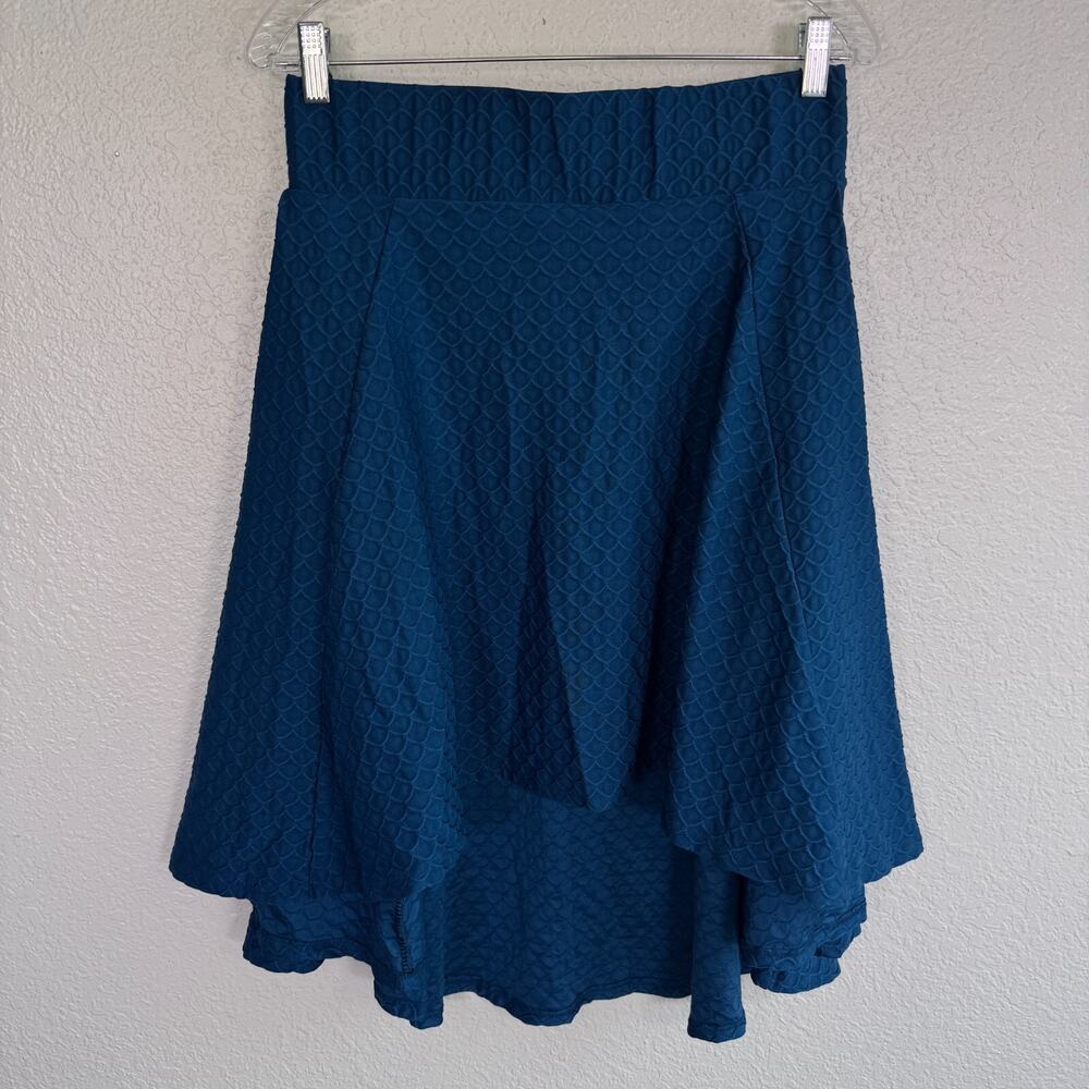 Elhoffer Skirt Womens Large Katie Lynn Hi Low Scale Fish Mermaid Cosplay Costume